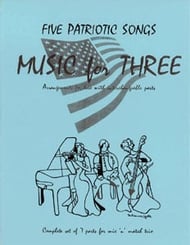 Music for Three Collection #1 Patriotic (Set Includes 7 Parts) EPRINT cover